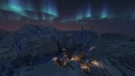 Ice spikes and a village (Image via Mojang)